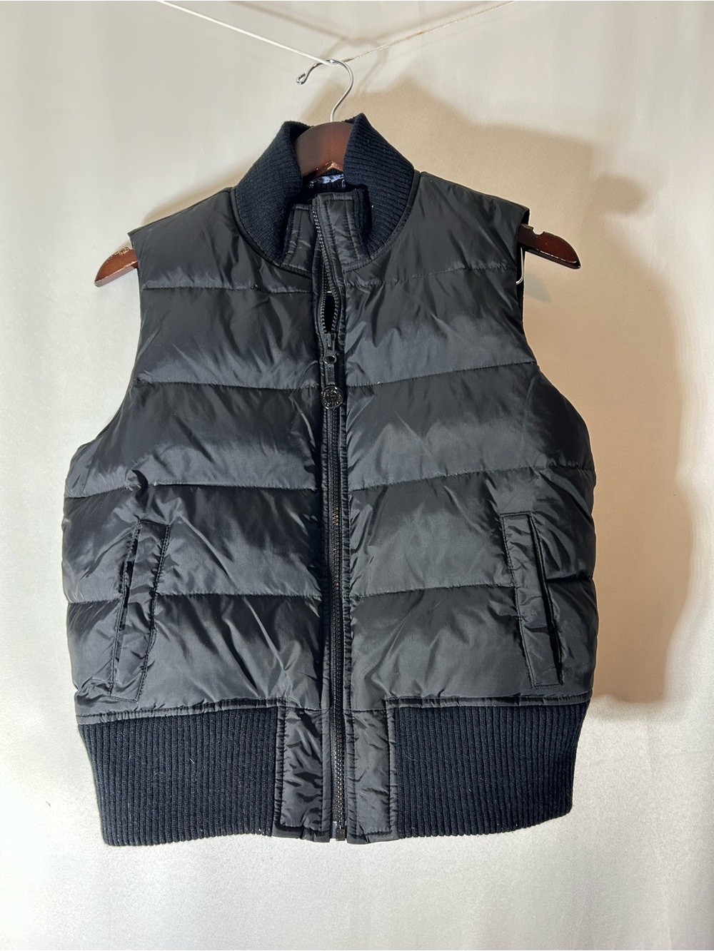 Women’s Black Quilted Puffer Vest